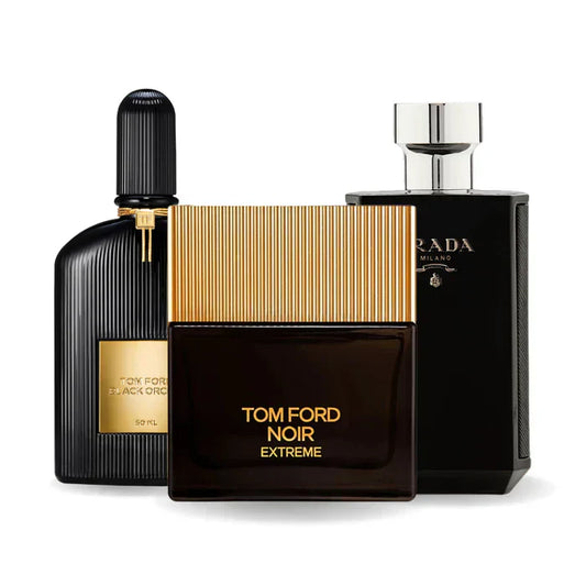 PACK MIT 3 PARFUMS: BLACK ORCHID, NOIR EXTREME UND PRADA INTENSE 100ML