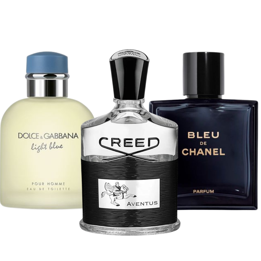 PACK MIT 3 PARFUMS: ALLURE HOMME SPORT, JEAN PAUL GAULTIER SCANDAL, CARTIER DECLARATION (EAU DE PARFUM)