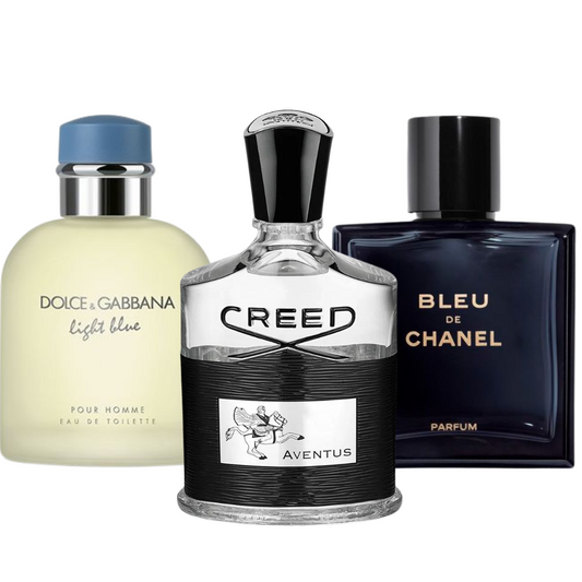 PACK MIT 3 PARFUMS: ALLURE HOMME SPORT, JEAN PAUL GAULTIER SCANDAL, CARTIER DECLARATION (EAU DE PARFUM)